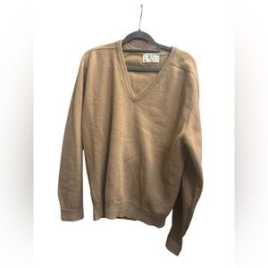 VINTAGE LORD JEFF 100% Virgin Lambs Wool Cardigan V Neck Sweater Men’s MED EUC